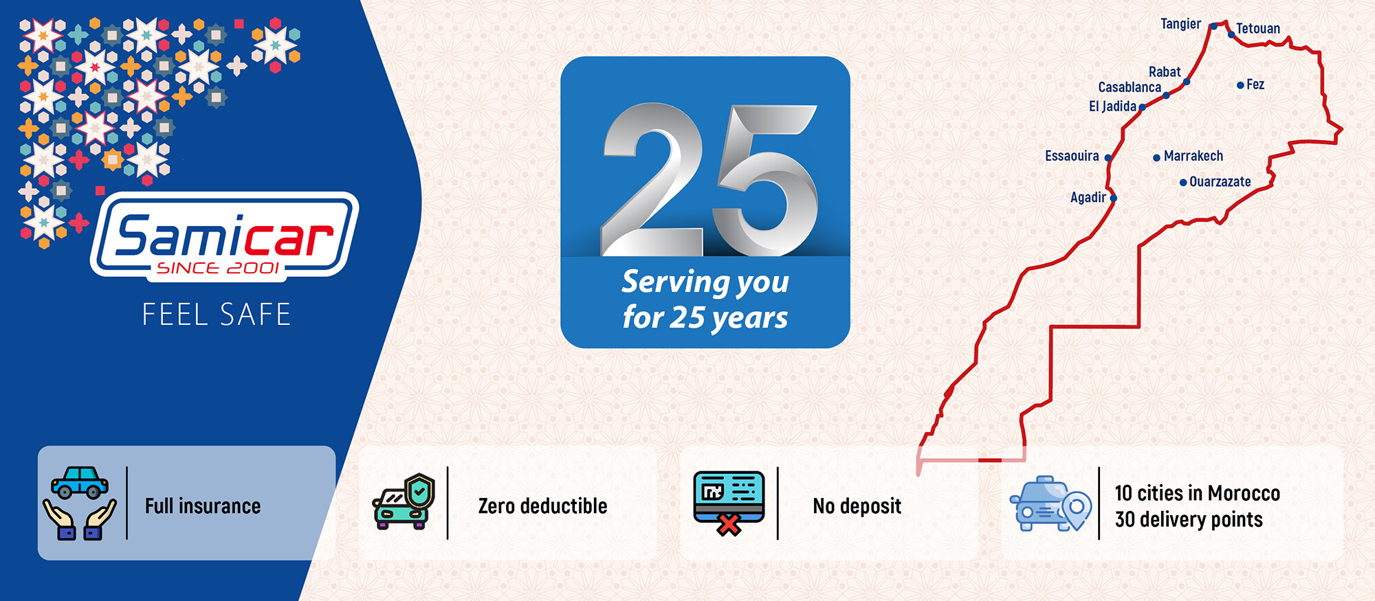 Car rental in Morocco for 2025